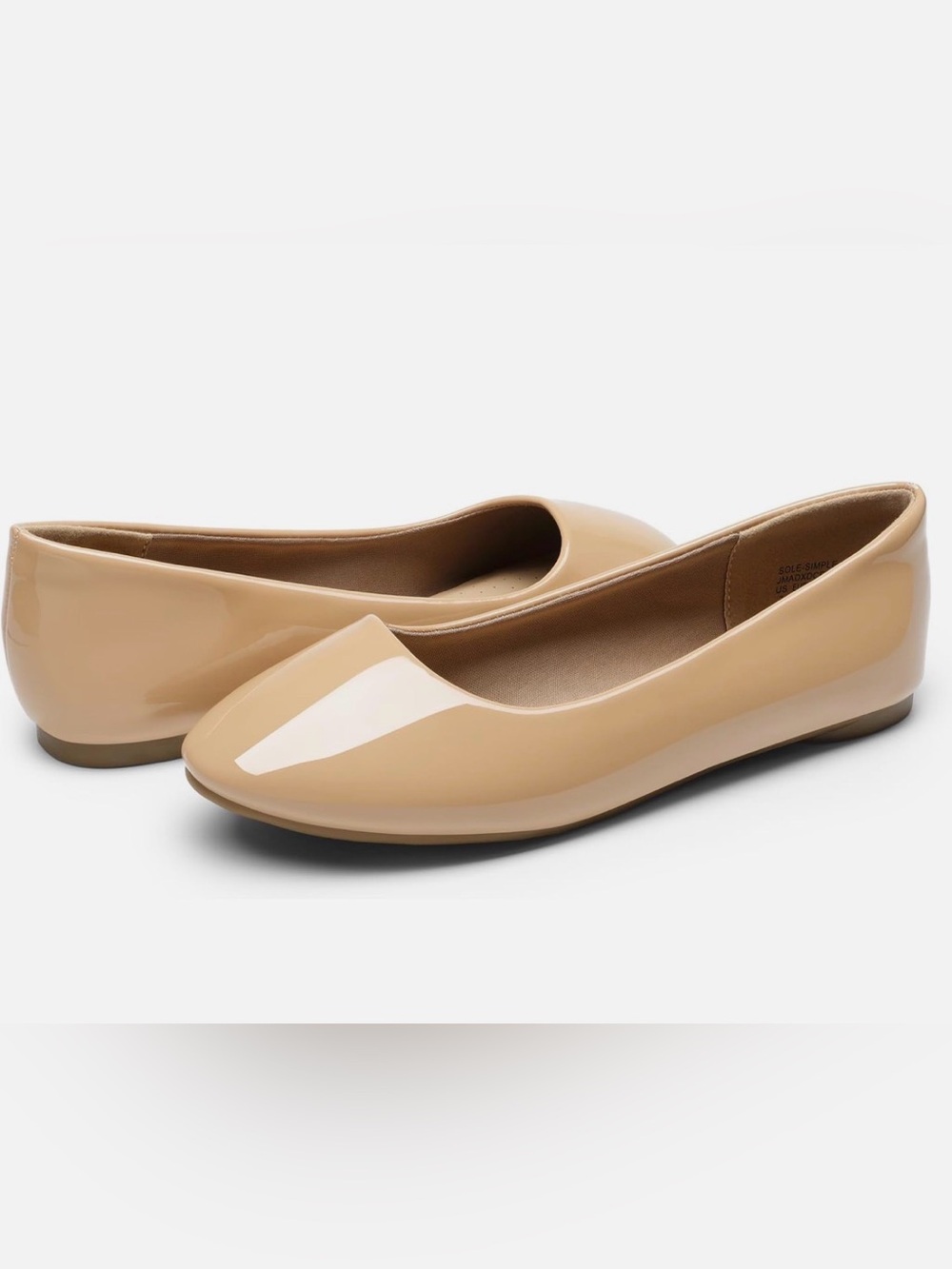 NEW Dream Pairs Patent Ballet Flats NIB 	
Sole-Simple Ballerina Walking Shoes